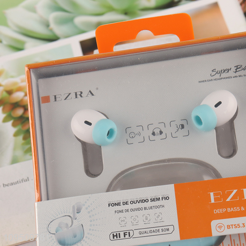 Factory direct sale clear call wireless bluetooth earbuds earphones
