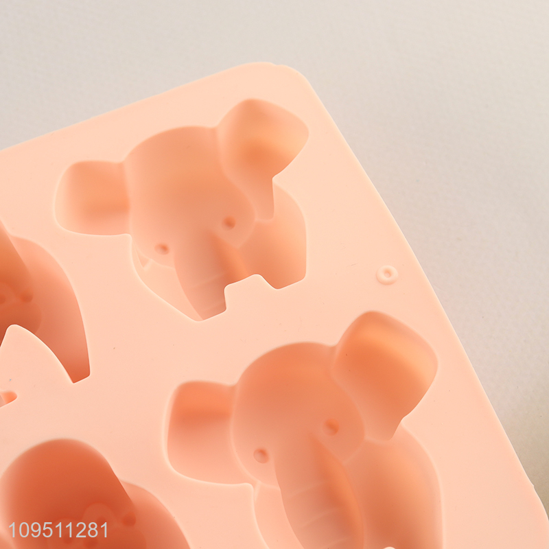 Top sale cartoon animal silicone cake mold wholesale