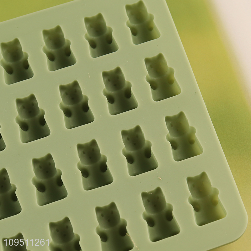Top selling cartoon bear silicone chocolate mold