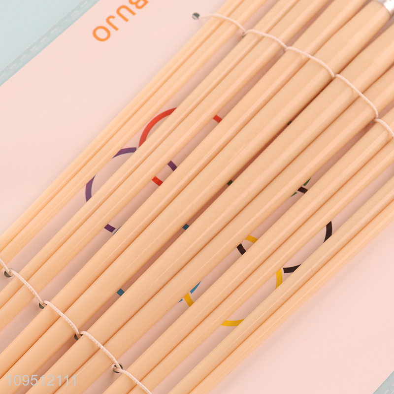 Good price 12pcs professional oil painting brush set