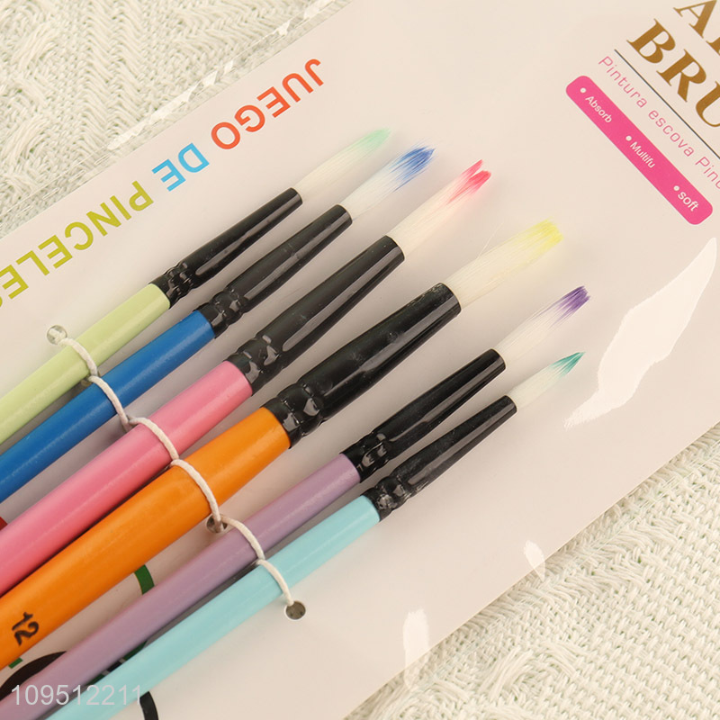 Best sale wooden handle oil painting brush