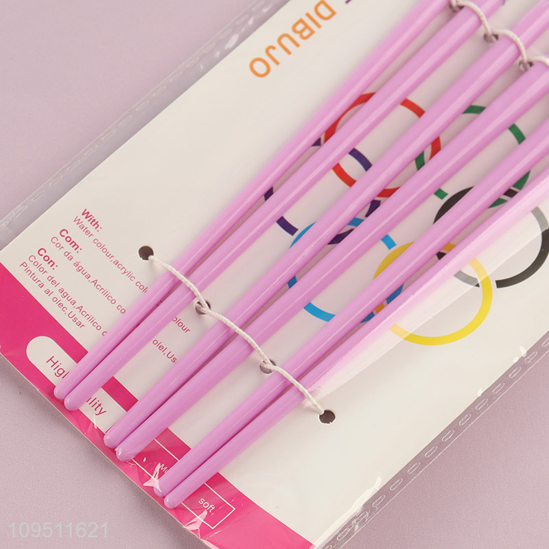 Low price art supply oil painting brushes set