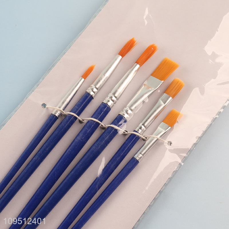 New product plastic handle oil painting brush set
