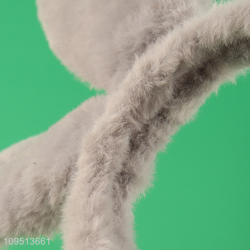 Factory supply rabbit hair hoop hair decoration