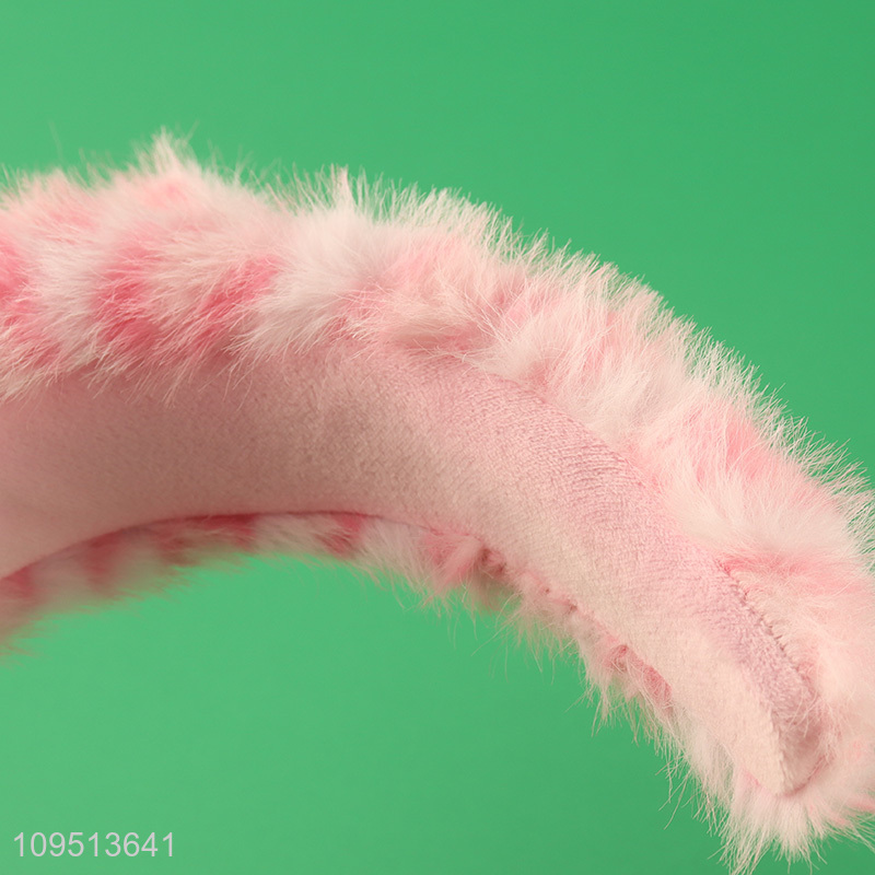 Good sale plush hair hoop hair decoration wholesale