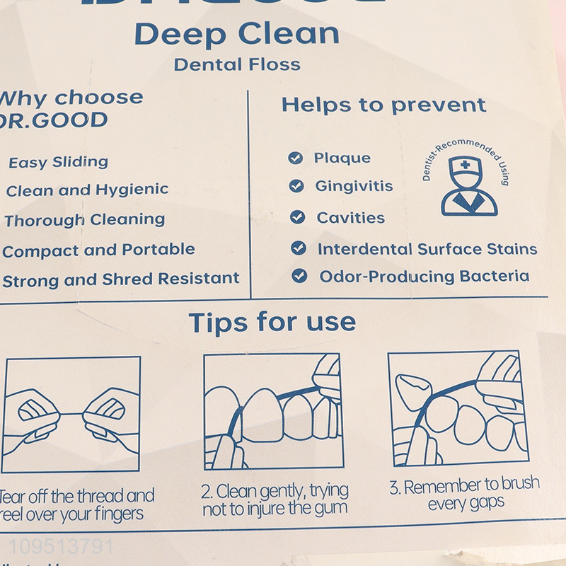 New product portable deep cleaning dental floss