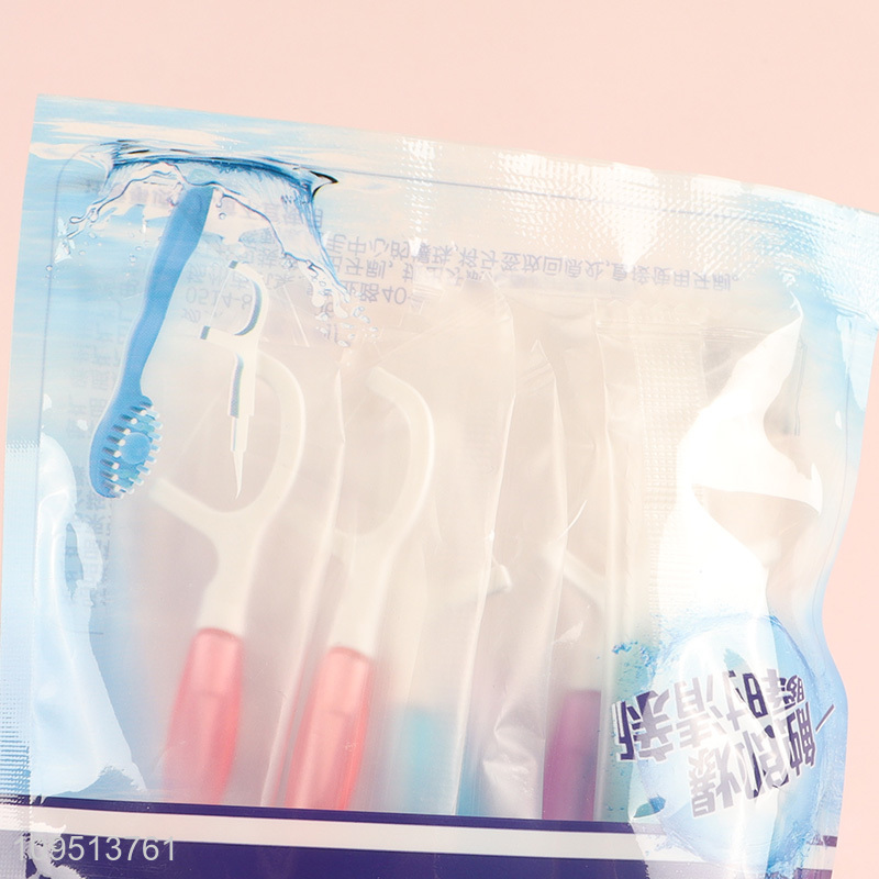 Latest products portable 3in1 toothbrush dental floss
