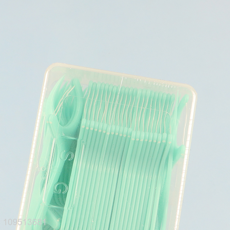 China products smooth elastic teeth cleaning flossers