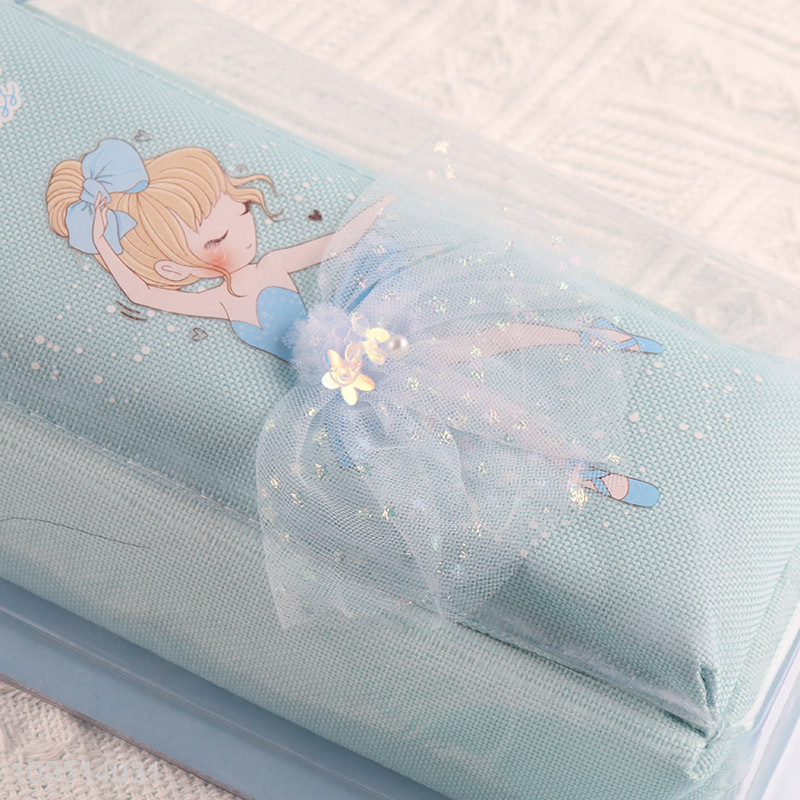 Factory supply girls stationery pencil bag for sale