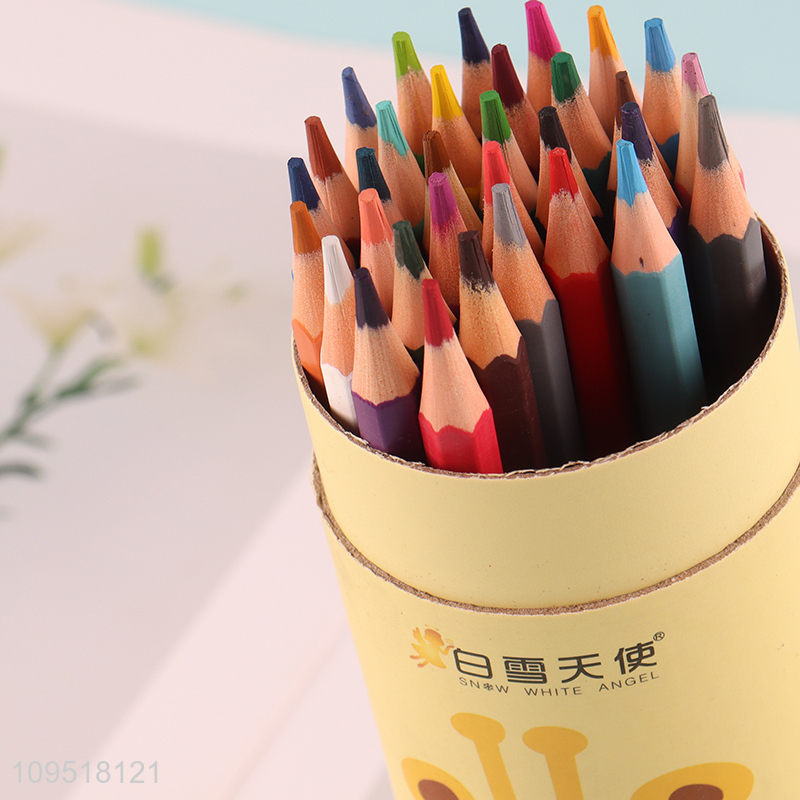 Top quality oil color pencil set with pencil sharpener