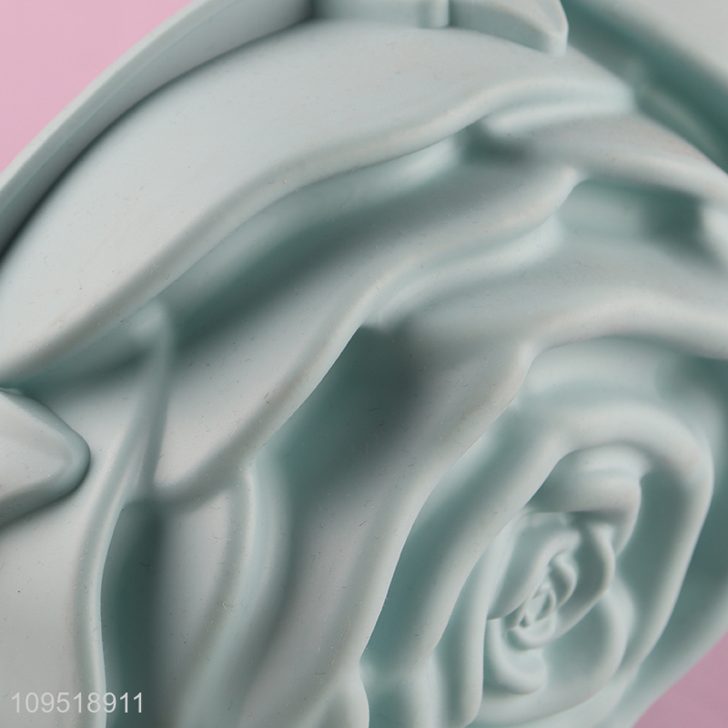 New product rose flower silicone cake mold
