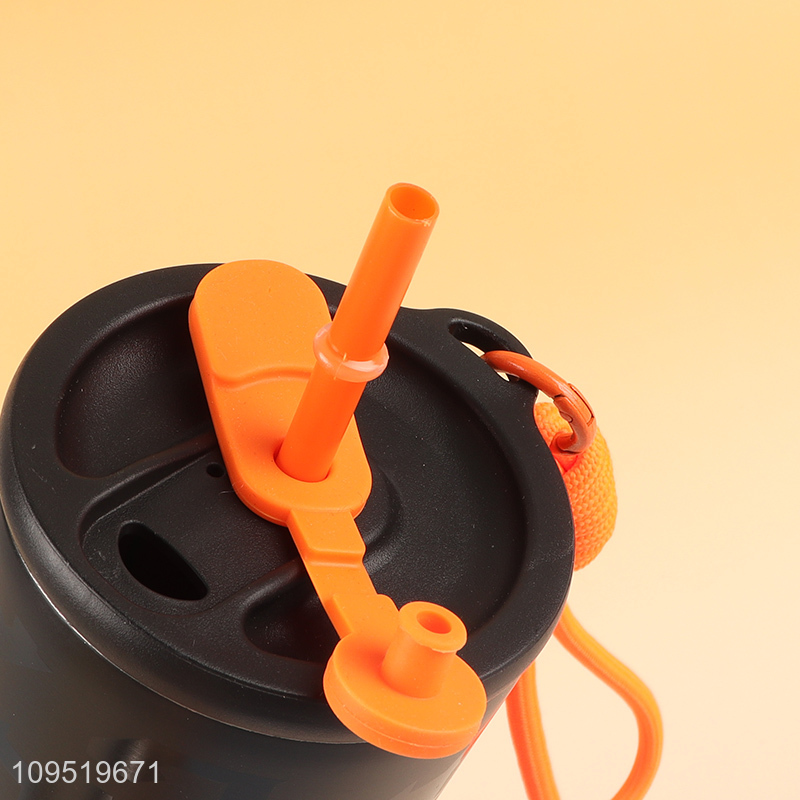 China products stainless steel water cup with straw
