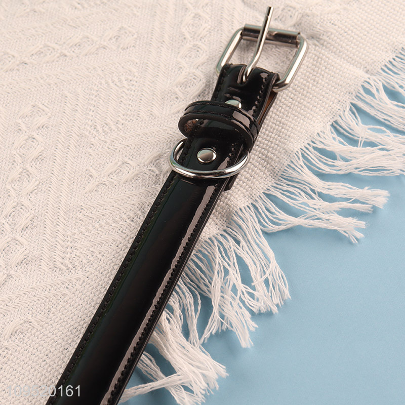 Good selling portable lightweight pu pet collar