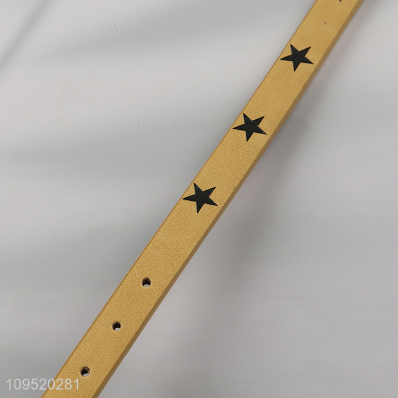 Best sale pu leather pet collar for daily walk