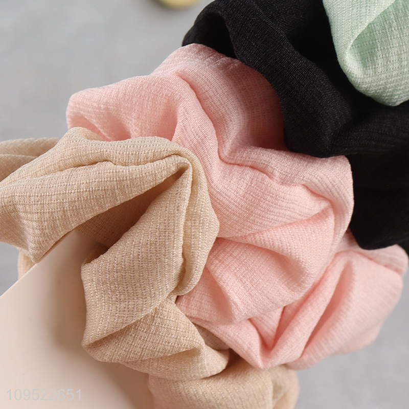 New style elastic fabric hair scrunchies