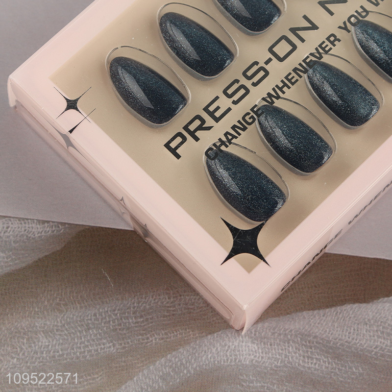 Factory supply natural fake nail set for sale
