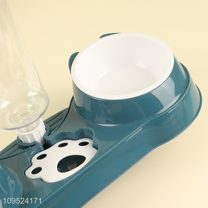 Top products pet drinking bottle feeding bowl set