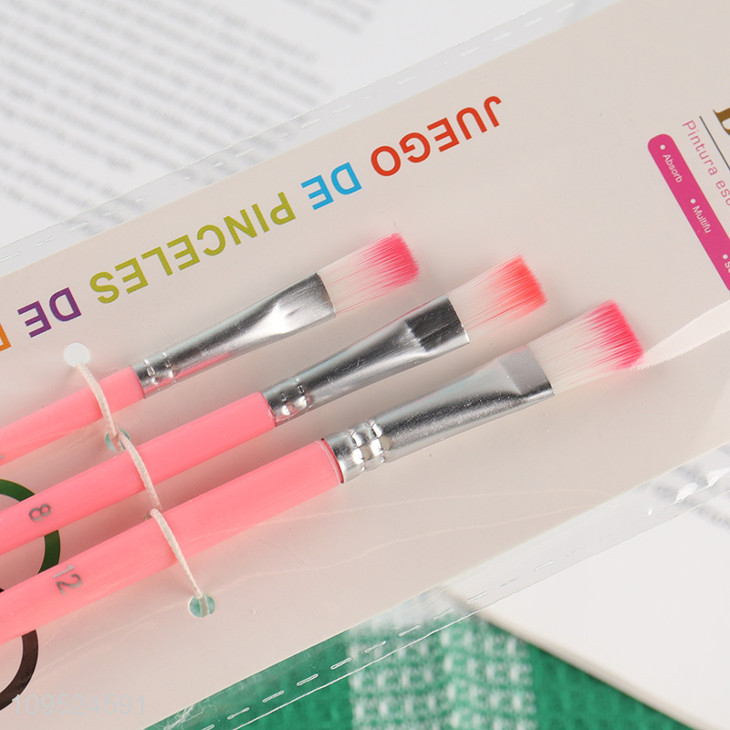 New arrival 3pcs paint brush set