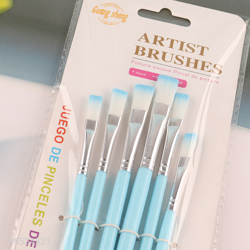 Hot sale nylon hair art paint brush set
