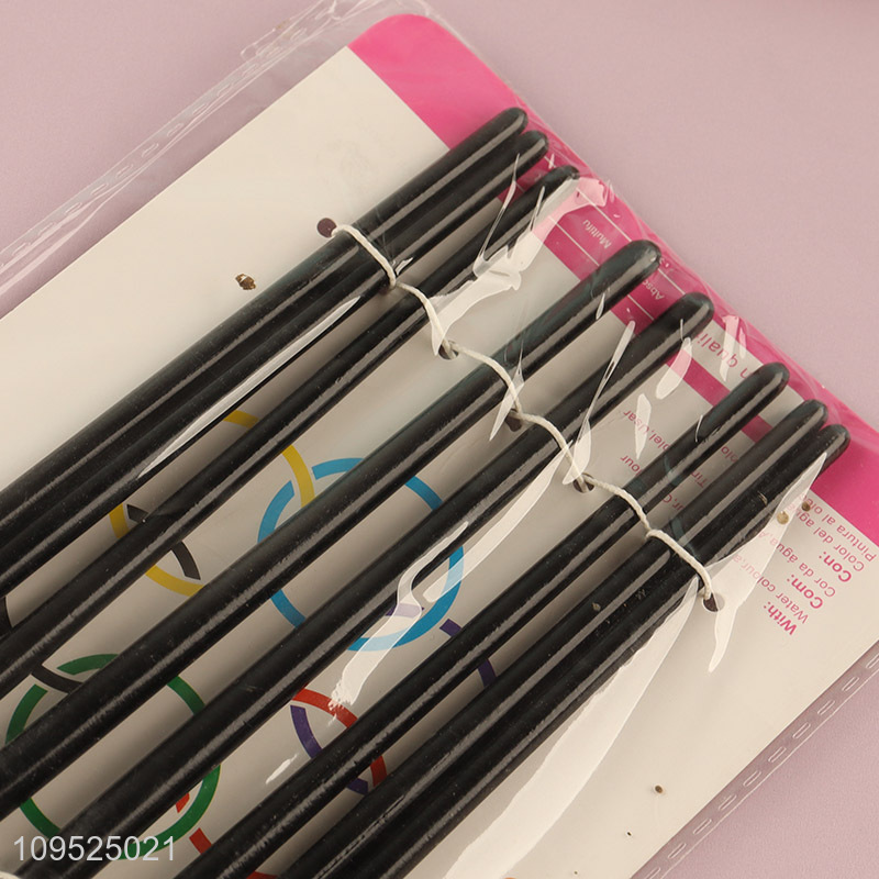 New arrival 8pcs nylon bristle drawing brush kit