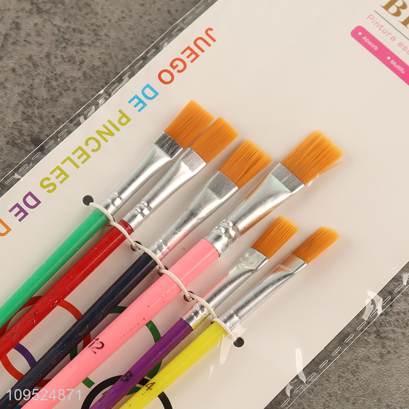 Hot sale 6pcs art painting brush kit