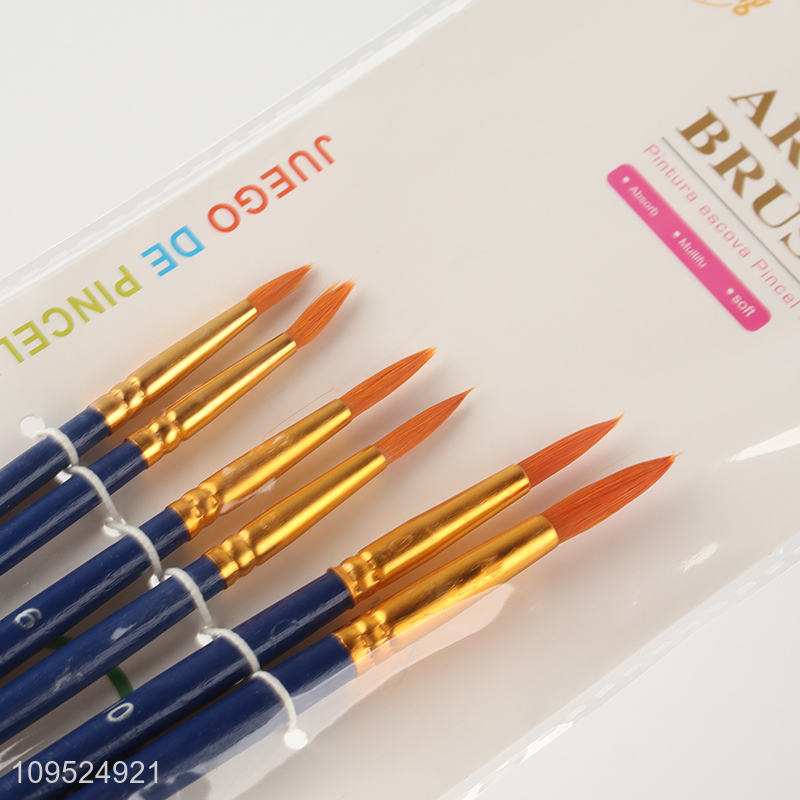 Top products 6pcs art painting brush kit
