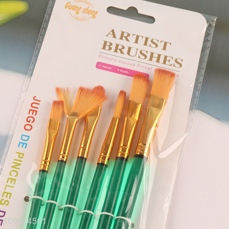 China wholesale 6pcs drawing paint brush set