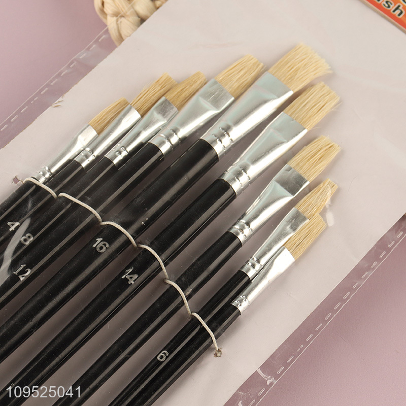 Top selling 7pcs reusable painting brush set