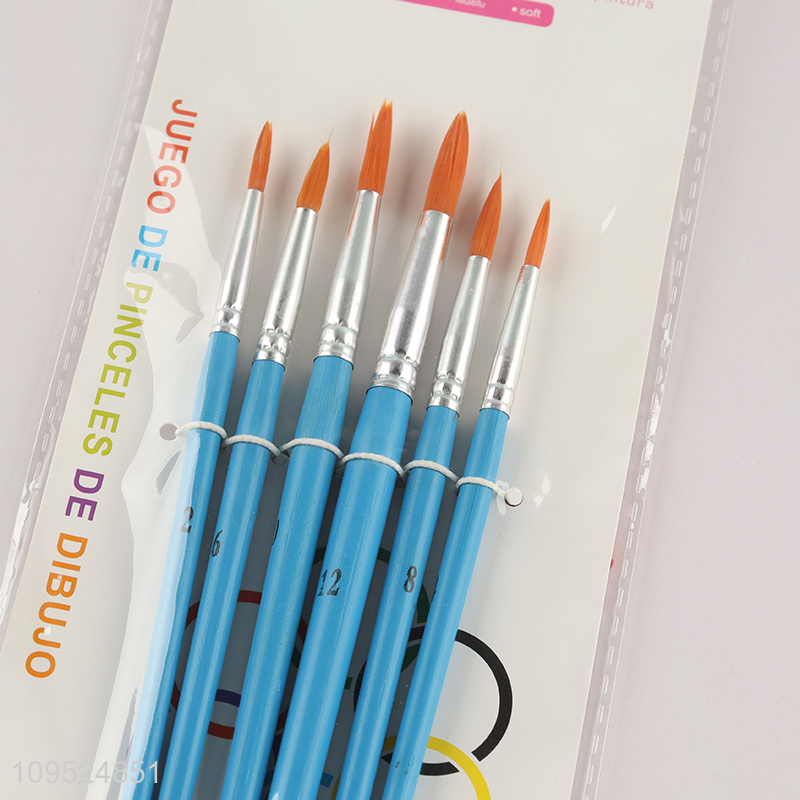 Top products 6pcs art painting brush kit for sale