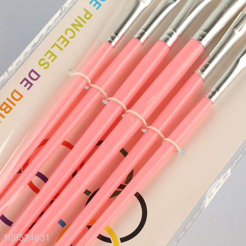 China wholesale 6pcs art painting brush kit