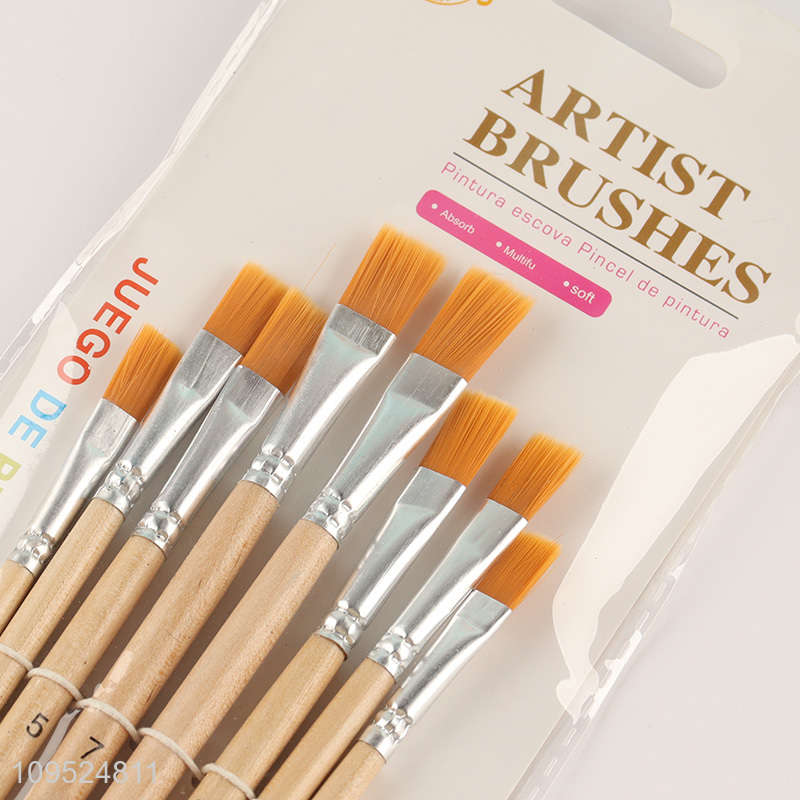 Best selling 8pcs artist paint brush set
