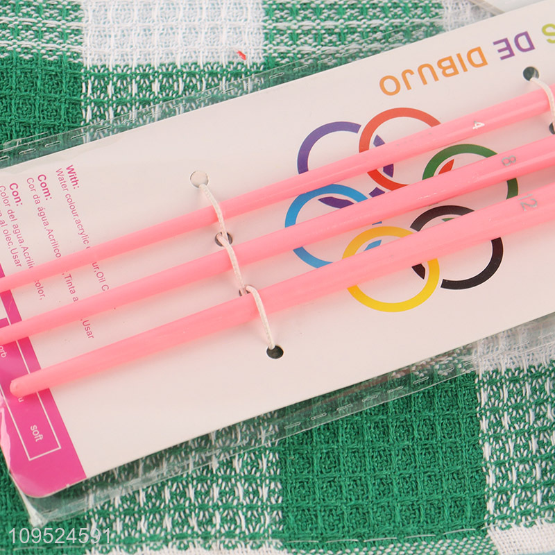 New arrival 3pcs paint brush set