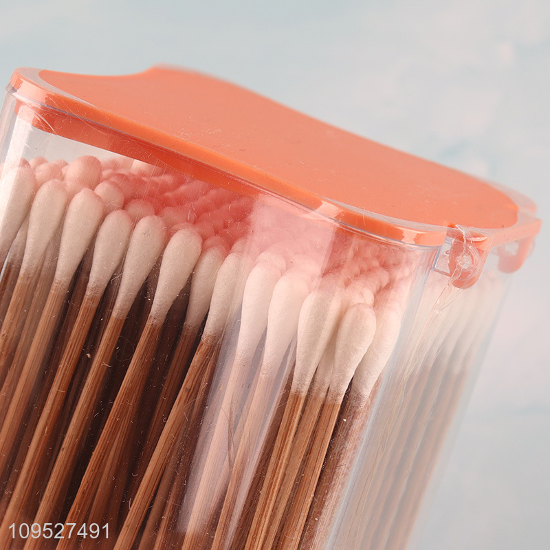 Low price 180pcs carbonized stick cotton swabs
