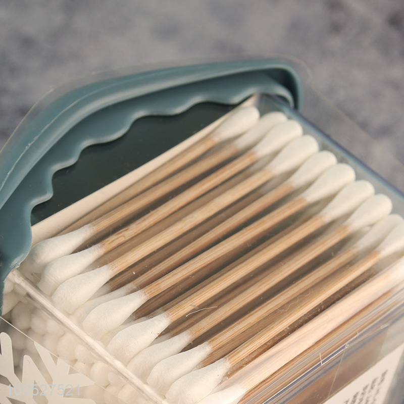 Low price 240pcs carbonized cotton swabs