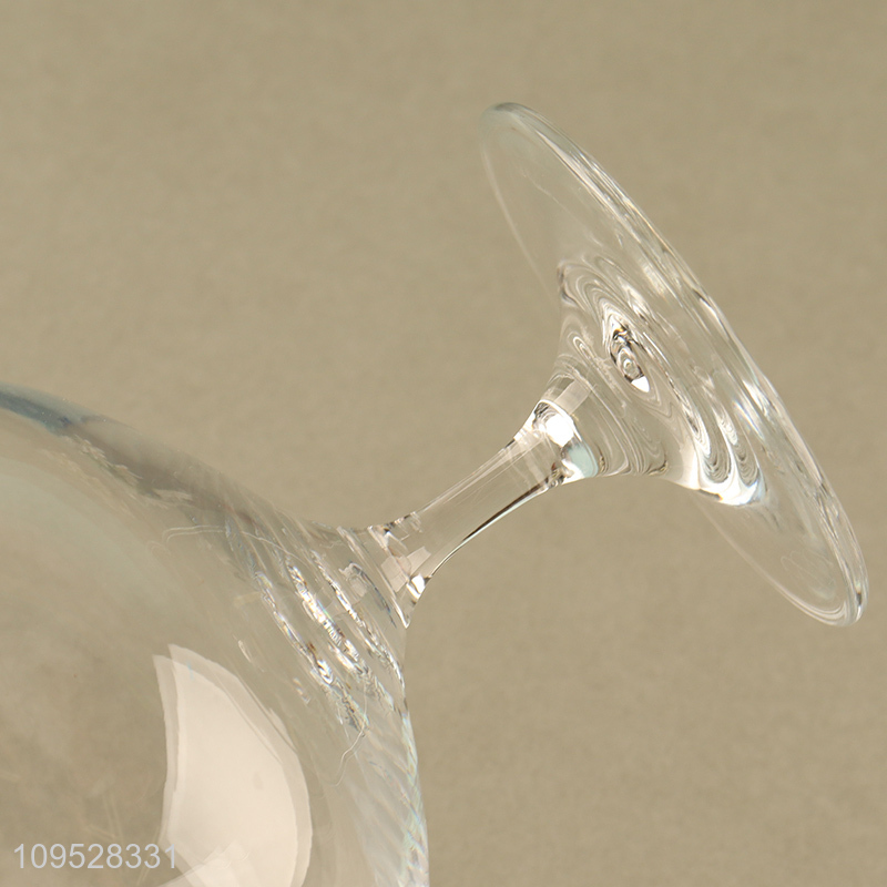 Factory price large capacity glass champagne cup goblet cup