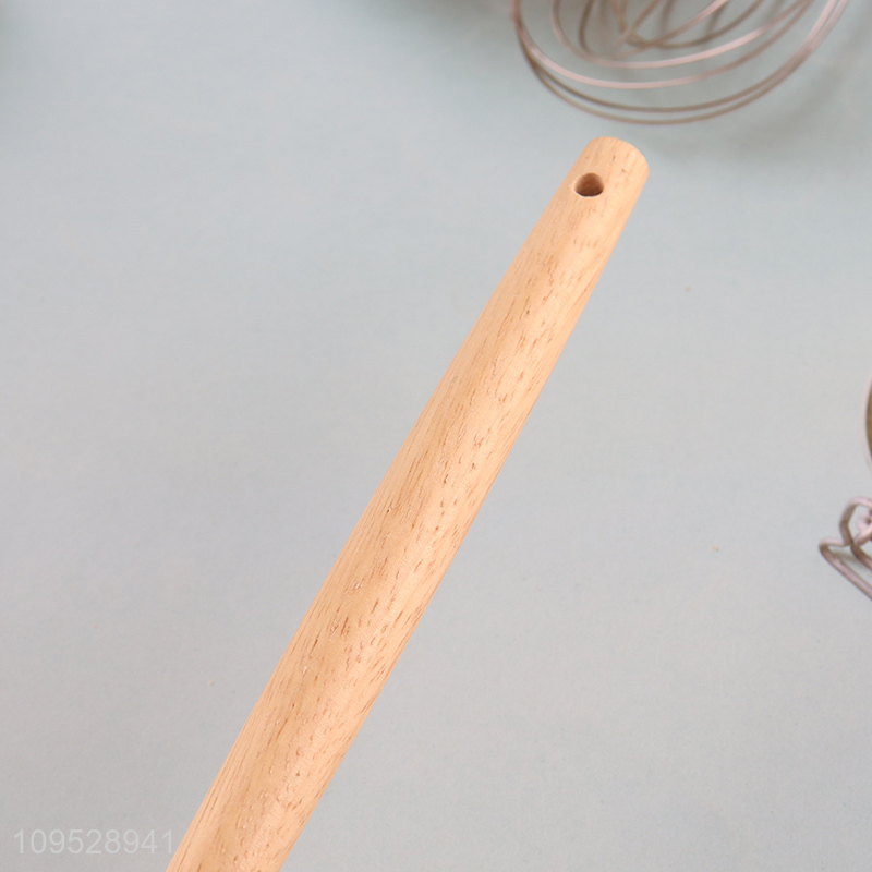 China wholesale silicone soup ladle with wooden handle
