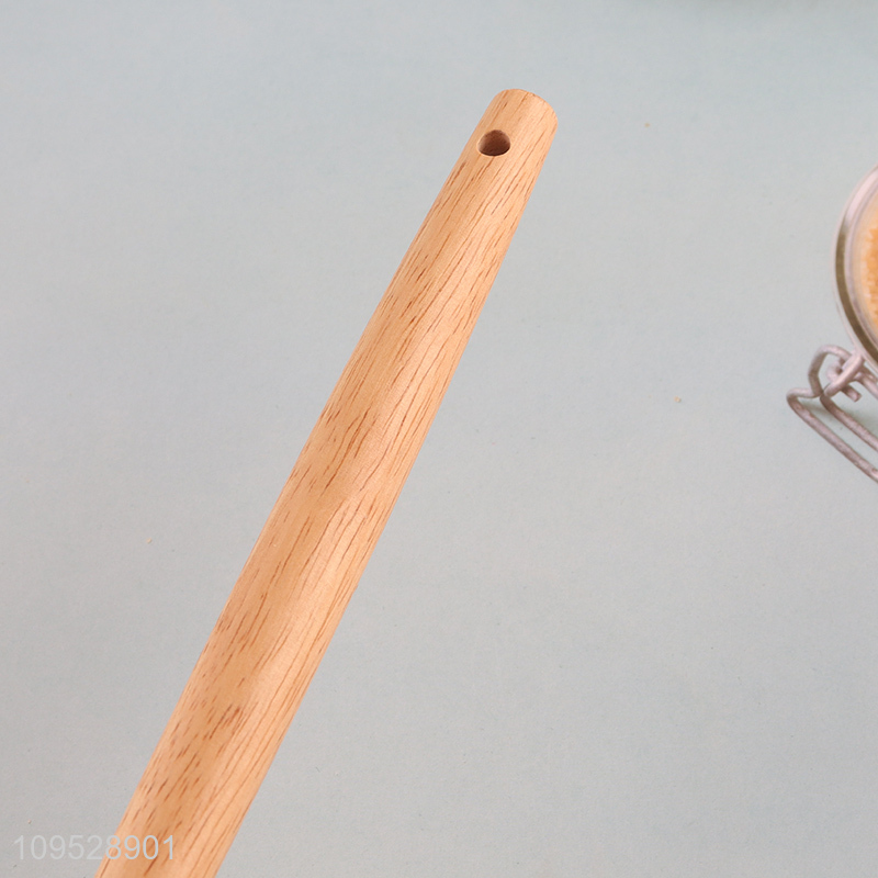 Hot sale wood handle silicone butter spatula