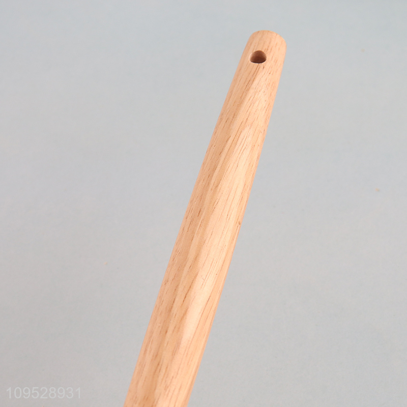 Top products wood handle silicone basting spoon