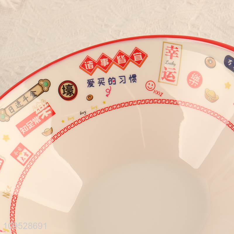 Top quality melamine bowl round noodle bowl