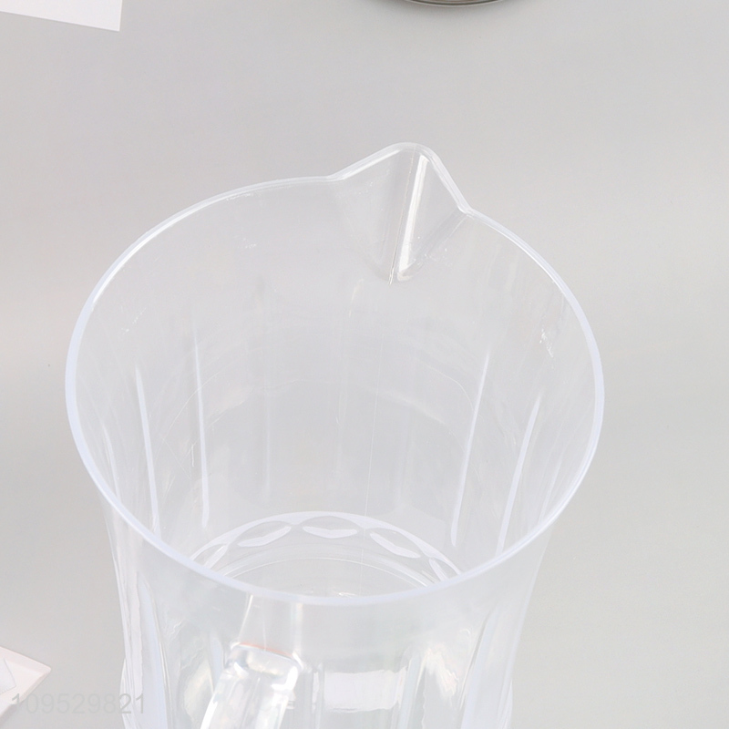 Hot items clear plastic cold water jug cup set