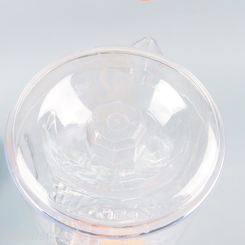Good price clear cold water jug with cup set