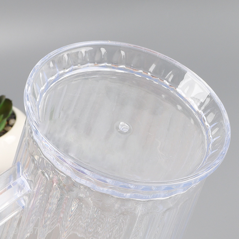Factory supply plastic cold water jug with cup set
