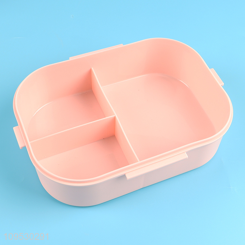 Hot sale 1200ml cartoon lunch box with fork and spoon