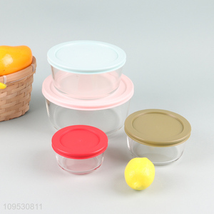 Factory price glass food container crisper for sale