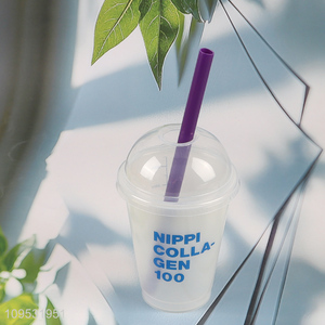 China products plastic drinking cup straw cup