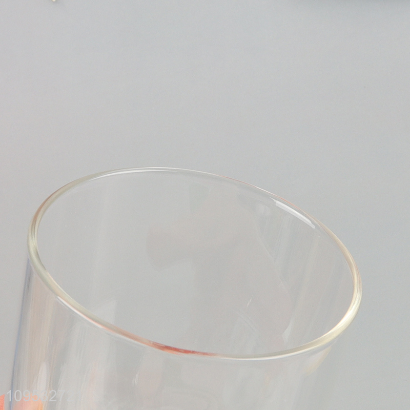 Good quality glass water cup drinking cup milk cup
