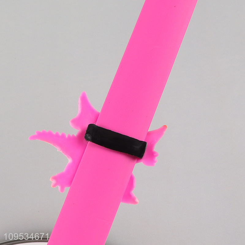 Hot Selling Kids Silicone Dinosaur Bracelet Snap Wristband