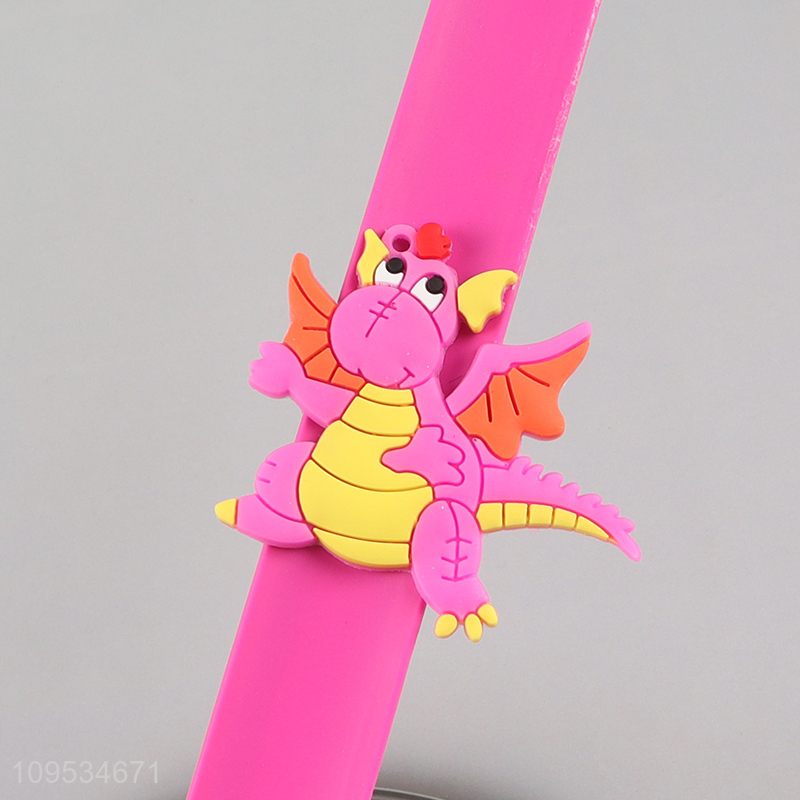 Hot Selling Kids Silicone Dinosaur Bracelet Snap Wristband
