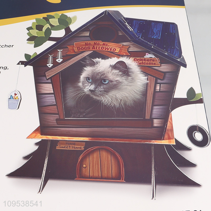 Online wholesale tree house shape cat scratcher
