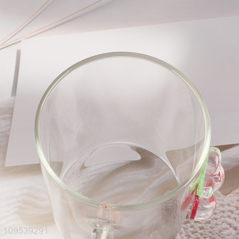 Top selling clear glass juice cup drinking cup